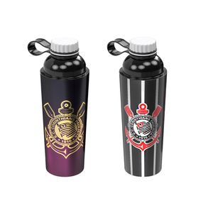 Garrafa Vip Coqueteleira Corinthians Plástico 660ml Sortida 16200 - Plasútil