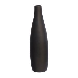 Vaso Decorativo Gemini Cerâmica Preto 25cm VASO099PT - Hauskraft