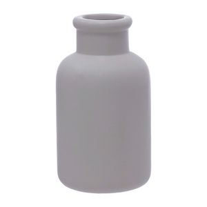 Vaso Decorativo Gemini Cerâmica Cinza 14cm VASO100CZ - Hauskraft
