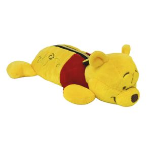 Estojo Escolar Ursinho Pooh Com Zíper Fluffy Pelúcia Amarelo 4781 - Dac