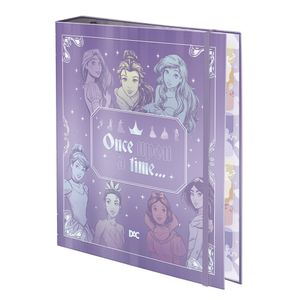 Fichário Universitário Princesas Com Elástico 48 Folhas 5175 - Dac
