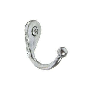 Kit 1 Cabide Zamak Pequeno Niquelado Com Parafuso 99382501-Indart