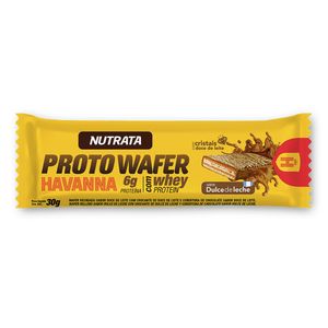 Barra de Proteína Proto Wafer Sabor Dulce de Leche Havanna 30g 1 Unidade 167 - Nutrata