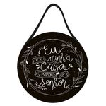 Placa_Decorativa_Com_Corda_"Eu_E_A_Minha_Casa_Serviremos_Ao_Senhor"_Mdf_Ref.JPL2247_Nsw