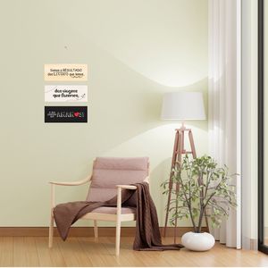 Placa Decorativa Com Corda "Somos O Resultado dos Livros" Mdf JPL2080 - Nsw
