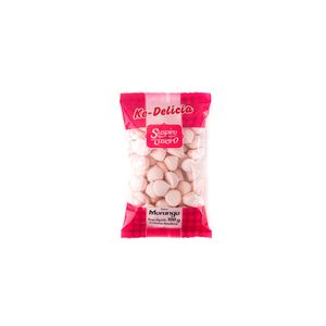 Suspiro Caseiro Sabor Morango 100g - Ke Delicia