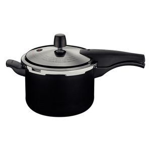 Panela de Pressão 4,5l  Vancouver Effect  Alumínio  Antiaderente Starflon Max Preto 20cm 20591420 - Tramontina