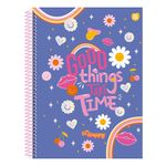 Caderno_Universitário_1_Matéria_Espiral_Capa_Dura_Be_Happy_Sortido_80_Folhas_Ref.10220_Animativa