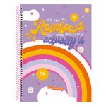 Caderno_Universitário_1_Matéria_Espiral_Capa_Dura_Be_Happy_Sortido_80_Folhas_Ref.10220_Animativa