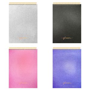 Caderno 1/4 Espiral Superior Capa Dura Glimmer Sortido 80 Folhas 10338 - Animativa