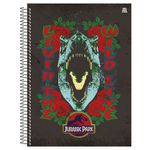 Caderno_Universitário_1_Matéria_Espiral_Capa_Dura_Jurassic_Park_Sortido_80_Folhas_Ref.10770_Animativa