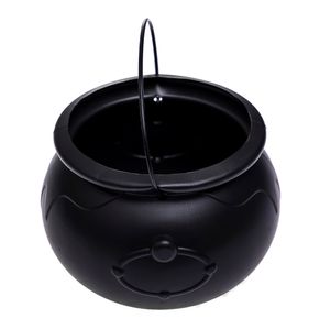 Caldeirão Halloween Bruxa Plástico Pead Preto - Toymaster