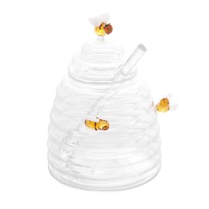 Meleira Lovely Bee Com Tampa E Pegador Vidro Borossilicato 470ml 5982 - Lyor