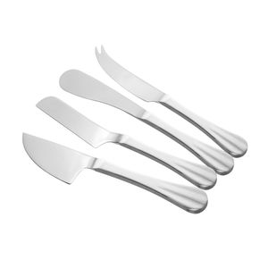 Conjunto de 4 Facas Para Queijo Positano Aço Inox 220578 - Lyor
