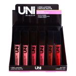 Batom_Líquido_Matte_24h_Long_Lasting_Sortido_1_Unidade_Ref.UNBA47DS_Unimakeup
