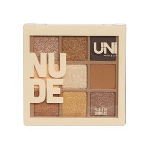 Paleta de Sombras 9 Cores Nude Palette 1 Unidade UNSO285D - Unimakeup