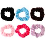 Kit_de_Elásticos_Para_Cabelo_2_Peças_Scrunchie_Poliéster_Borracha_Cintilante_Sortido_8,5cm_LM1879_-_honeyhome