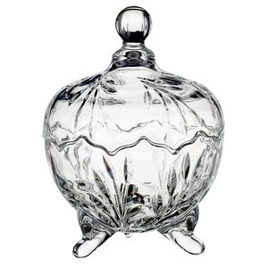 Bomboniere Graciosa Com Pés Vidro 14,5x14x14,5cm LM1458 - honeyhome