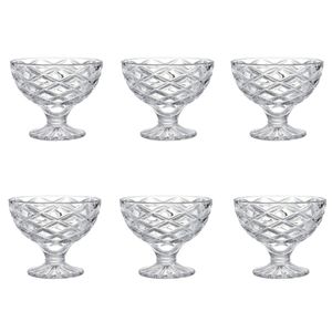 Conjunto Taças de Sobremesa Savona Vidro 6 Peças 220ml TCSV029 - Hauskraft