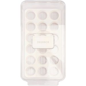 Porta Ovos Com Tampa 18 Cavidades Plástico 31,5x16x7,5cm LM2751 - honeyhome