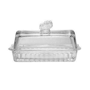 Manteigueira Com Tampa Butterfly Vidro 17x10,5x10cm 20598 - Wolff
