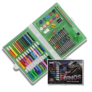 Maleta de Pintura Dinos com 86 Peças 17944 - Magic
