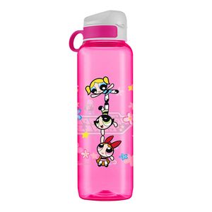 Garrafa Plástica 1 Litro Super Poderosas Rosa 1003 - Bandeirante