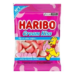 Bala de Gelatina Cream Kiss 80g 50263 - Haribo