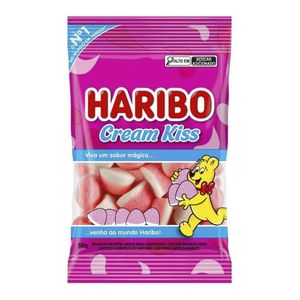 Bala de Gelatina Cream Kiss 50g 50282 - Haribo