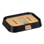 Saboneteira_My_Day_Plastico_Preto_Detalhe_Bambu_OR94010_-_Ordene