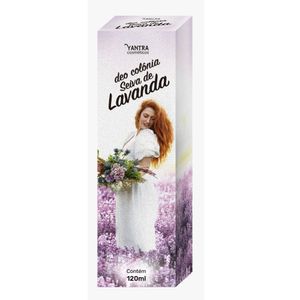 Deo Colônia Seiva de Lavanda 120ml 1900000341 - Yantra Cosméticos