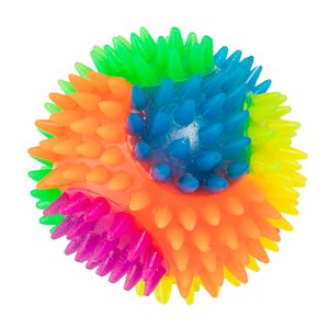 Brinquedo Pet Bola Cravo Borracha Colorida 7cm LM2967PET - honeyhome