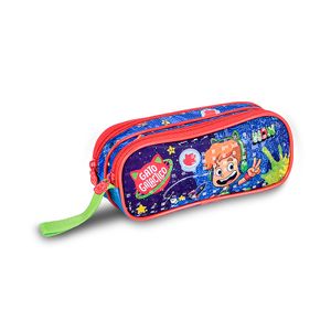Estojo Duplo Infantil Gato Galactico GG24119F - Up