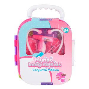 Conjunto Médico Com Mala Estetoscópio E Acessórios Plástico Sortido 15 Peças LM2177 - honeyhome