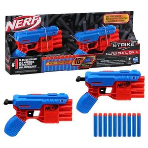 Lançador de Dardos Nerf Alpha Strike Claw Dual Qs-4 F2468 - Hasbro