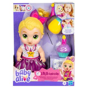 Boneca Baby Alive Lala Googoo Festa de Aniversário Loira G0343 - Hasbro