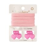 Kit_4_Elásticos_Para_Cabelo_Com_2_Prendedores_Piranha_Laço,_Flor_Ou_Coração_Sortido_Ref.LM2811_honeyhome