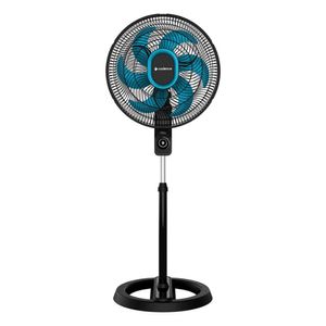 Ventilador de Coluna Refresh Turbo Pro 40cm 6 Pás Preto/azul 140w 220v VTR830220 - Cadence