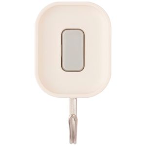 Kit 2 Ganchos Autoadesivos Multiúso Quadrados Plástico E Ferro 7,5x4x2cm LM2656AMB - honeyhome