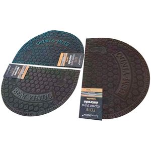 Tapete de Entrada Elite Meia-lua Welcome 38,5x58cm LM1898 - honeyhome