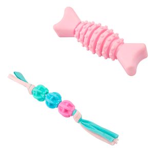 Brinquedo Pet Mordedor Fishbone Ou Corda Borracha Sortido 18x6x6cm LM2948PET-honeyhome