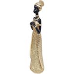 Estatueta_Mulher_Africana_Resina_Dourada_6,2x6,2x27cm_Ref.LM2867_honeyhome