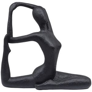 Estatueta Mulher Alongando Resina 22x7x22cm LM2863 - honeyhome