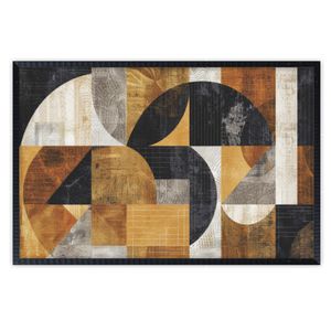 Quadro Decorativo Luxo Abstrato Madeira 60x90cm 13710SV - Art Frame