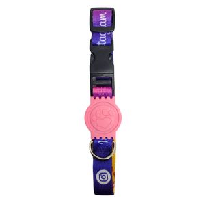 Coleira Seda 20mm Luxo Tamanho M Borrachinha Sortida 3076-Pet Toys