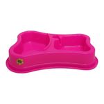 Comedouro_Duplo_(460ml_X_300ml)_Automático_Formato_Osso_Sortido_Ref.2893_Pet_Toys