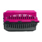 Caixa_Transporte_Para_Cães_E_Gatos_Rosa_Neon_Ref.6073B_Pet_Toys