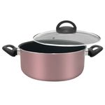 Caçarola_24cm_Alumínio_Antiaderente_Tampa_de_Vidro_Rose_Ref.2032409_Alumínio_Marpal