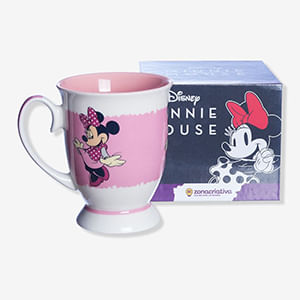 Caneca Minnie Cerâmica 300ml 10025434 - Zona Criativa