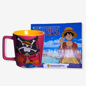 Caneca Monkey Luffy Cerâmica 400ml 10025475 - Zona Criativa